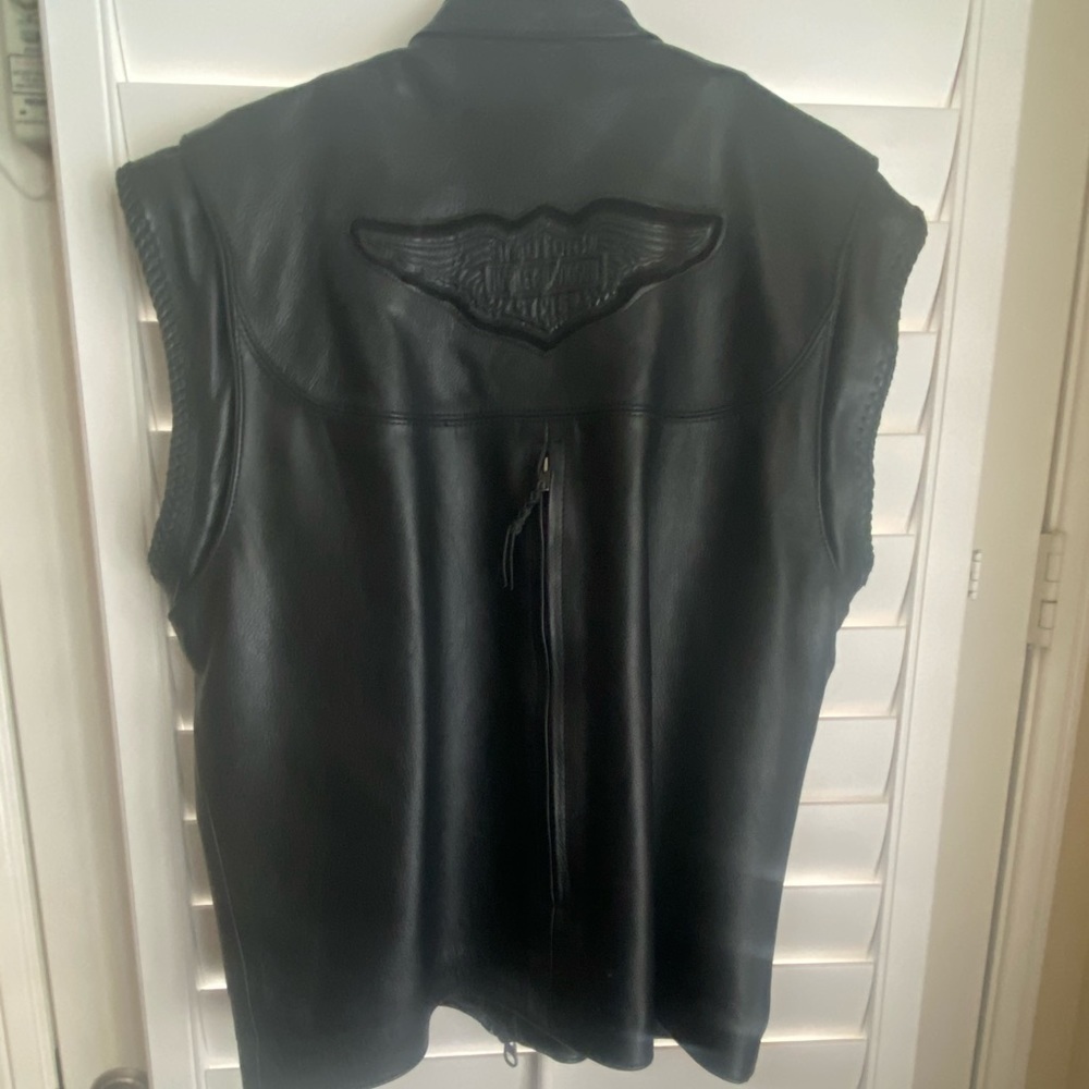 Vintage Authentic Harley Davidson Willie G Leather Jacket/Vest NWOT​​​​​​​​​​ - Picture 5 of 15